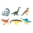 thumbnail image 2 of Juguetes de figuras de dinosaurios, mini juego de dinosaurios, juguetes de agua de baño surtidos, juguetes realistas de dinosaurios para niños pequeño 6 piezas un, 2 of 8