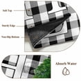 thumbnail image 6 of Black White Checkered Area Rugs 5'x7', Washable Small Throw Rugs for Laundry Room Playroom, Farmhouse Buffalo Plaid Botanical Indoor Outdoor Rug Non-Slip Low Pile Carpet Runner Reversible Floor Mats, 6 of 8