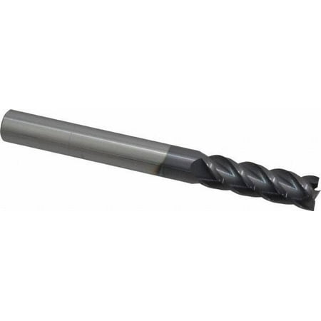 

Accupro 5/8 2 LOC 5/8 Shank Diam 6 OAL 4 Flute Solid Carbide Square End Mill Single End AlTiN Finish Spiral Flute 40° Helix Centercutting Right Hand Cut Right Hand Flute