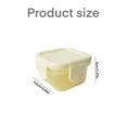thumbnail image 2 of 6PCS Yellow Small Airtight Containers, Plastic Storage Boxes for Snacks, Cosmetics, Crafts & Mini Items Organization, 2 of 5