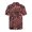 Abstract Pattern, variant on Comfortable Men's Short Sleeve Button Down Shirt, Soft Breathable Men's Short Sleeve Shirt for Travel Beach, Polynesian Tribal Print
