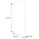 thumbnail image 5 of puerta tambor sand café ajuste express de 2.13 m x 90 cm, 5 of 6