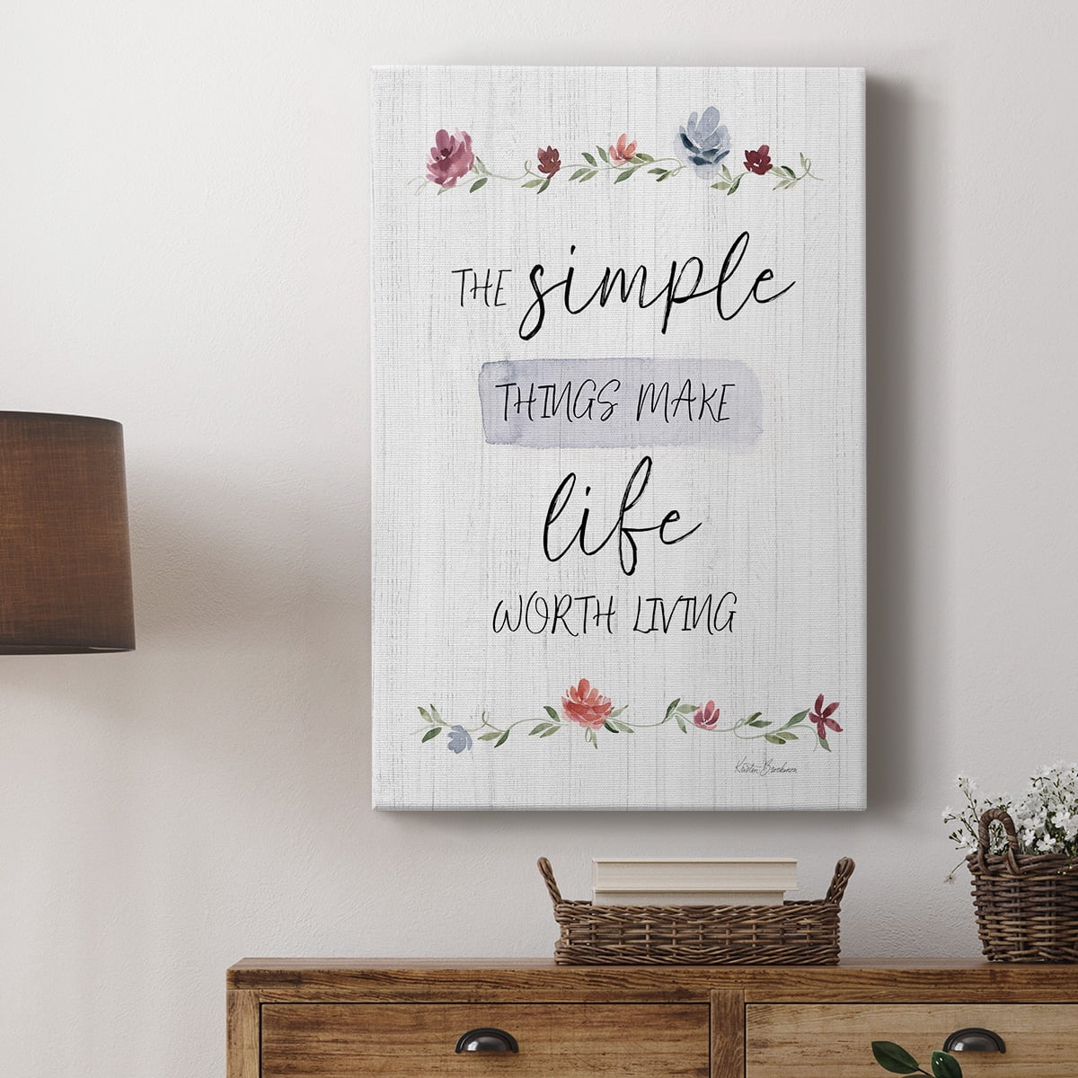 The Simple Things Premium Gallery Wrapped Canvas - Ready to Hang