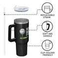 thumbnail image 4 of OBREWU Best Dad By Par Tumbler with Handle and Lid,40oz Best Dad By Par Double Wall Vacuum Insulated Tumbler,Best Dad By Par Cups Gift for Women and Men, 4 of 7
