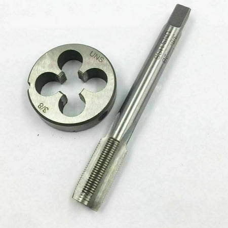 

Mingyiq 3/8-26 UNS Tap & Die UNF Machine Thread Tap And Round Thread Die Right Hand HSS