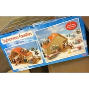 Sylvanian Families Log Cabin Holiday Hideaway Rare Toy New Damaged Box