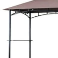 thumbnail image 7 of Four Seasons Courtyard Grill Gazebo With LED Lights and Steel Frame, Brown, 7 of 7