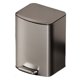 thumbnail image 1 of Bote de basura de cocina de acero inoxidable con cubo interior extraíble y tapa, cubo de basura con Pedal for oficina en casa, 1 of 6