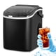 thumbnail image 1 of Encimera de máquina de hielo Electactic, máquina de hielo eficiente y fácil de llevar, máquina de hielo autolimpiable con cuchara y cesta de hielo, 9 unidades/8 minutos de 27 libras por día para el, 1 of 5
