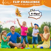 Croissant Hot Potato Game for Kids, Interactive Flip and Pass Party Game with 3 Play Modes, 50+ Funny Sounds and Sayings, Indoor and Outdoor Family Game, Birthday Gift for Boys and Girls Ages 3-8