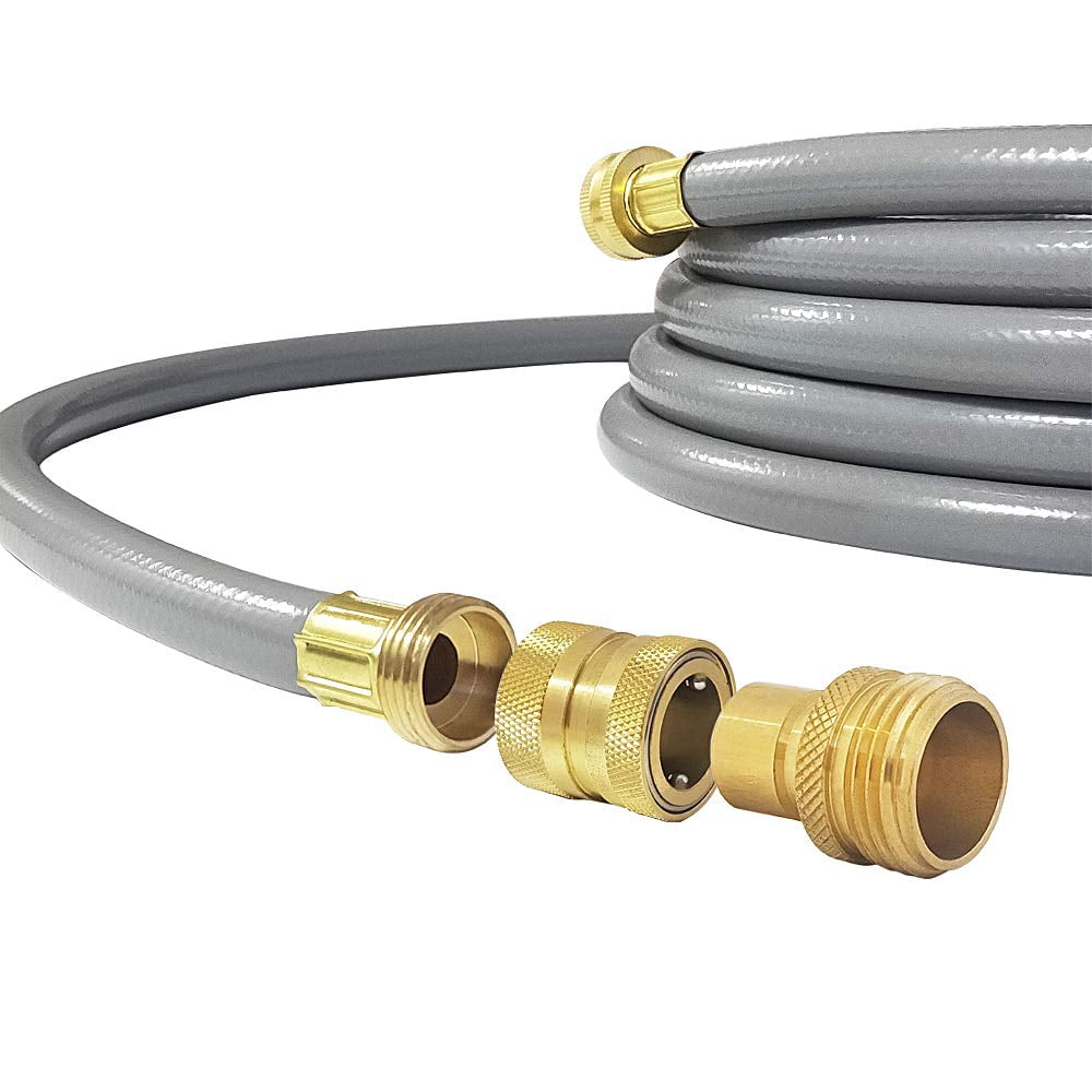 Garden Hose Quick Connect Brass Adapter Fittings 3/4"ght Thread Washer Adapter(3 Female+ 3 Male)