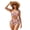 Strawberry, variant on Garronmavis Women's High Waisted Bikini Sets 2 Piece Beach Swim Bathing Suits Crisscross Back Self Tie Swimwear Drawstring Bathing Suits