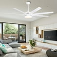 thumbnail image 3 of Chords Attic 65" Reversible 8-Blade Ceiling Fan with LED Lights and Remote Control, 6-Speed, Timer,&nbsp;3-Color, DC Motor, 3 of 11