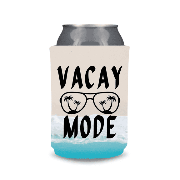 Beach Pattern Can Coolers Vacay Mode Summer Can Coolies Drink Accessory Beer Sleeves Vacation Party Gift Favors
