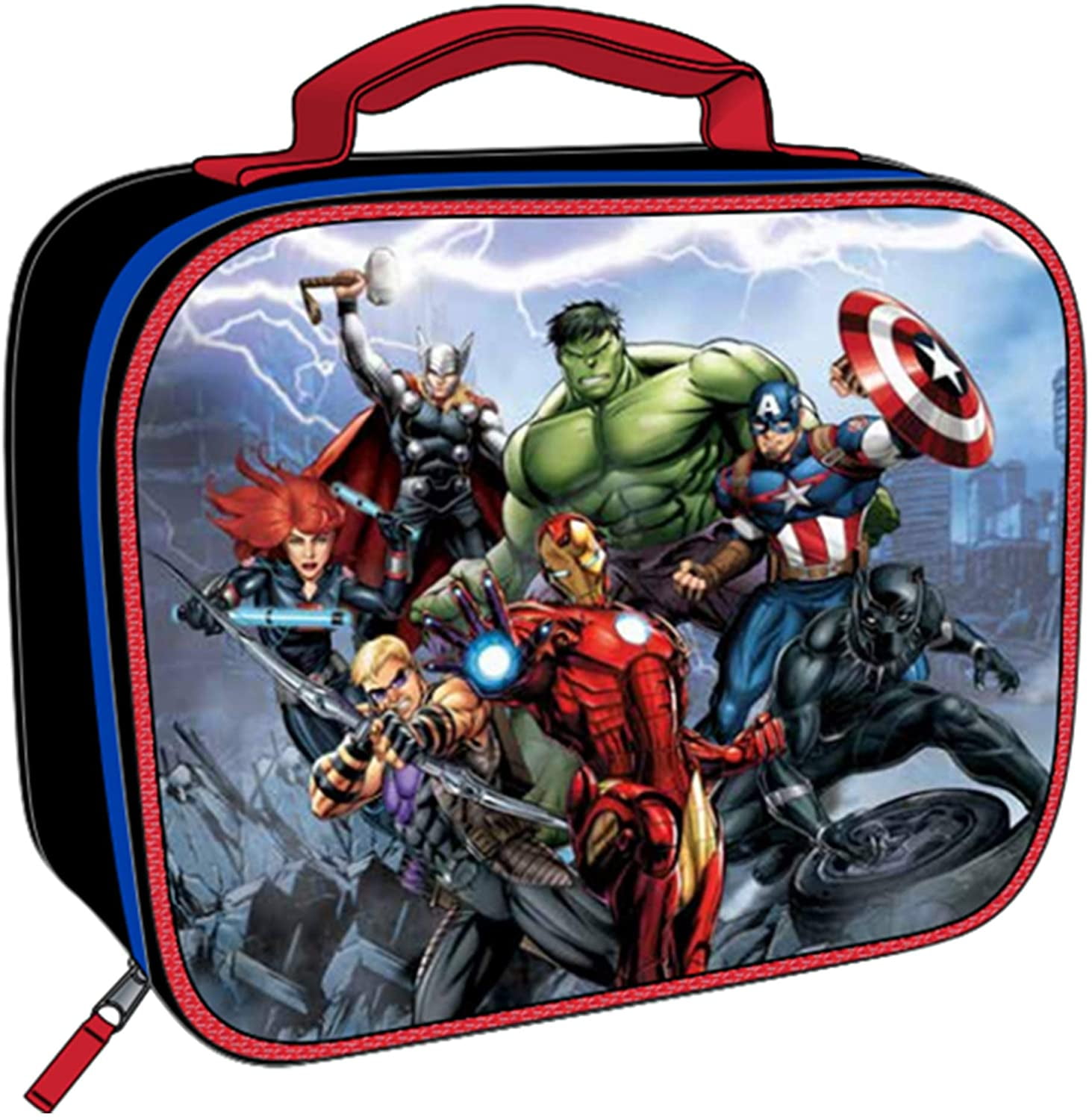 Marvel Avengers 8 Inch Kids Lunch Bag Multicolor Lunch