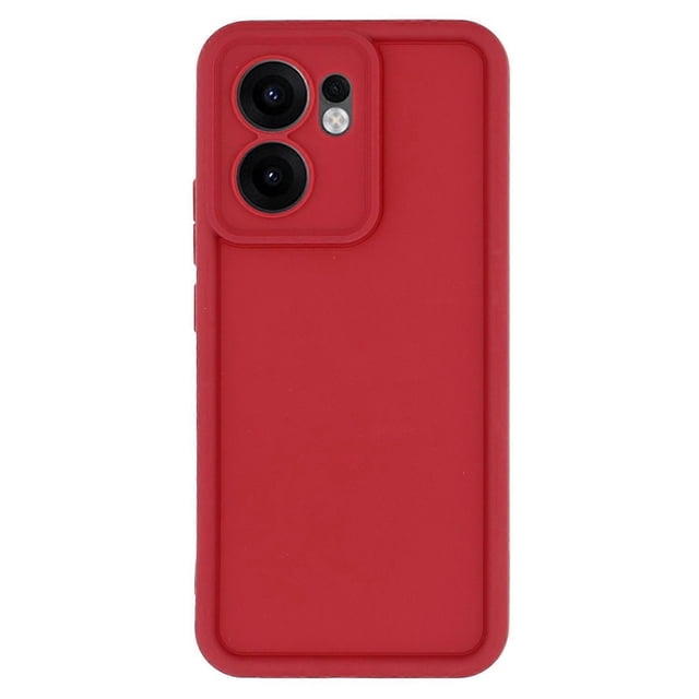 For Oppo Reno13 F 5G Reno13 F 4G Case Grooved Design TPU Anti Slip Phone Cover - Black