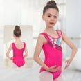 thumbnail image 5 of LYMAYTER Kids Girls Gymnastics Leotards Toddler Sleeveless Sport Biketard 3-12Y, 5 of 11