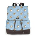 thumbnail image 1 of Disketp Cute Cartoon Corgi Mochila de Cuero para Mujer, Bolso de Espalda Antirrobo con Estilo para Viaje, Trabajo y Uso Diario, 1 of 4