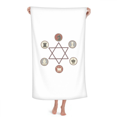 thumbnail image 1 of Six Star Front Invincibility Sign Chess Hand Towel Bath Facecloth Soft Cotton Washcloth, 1 of 4