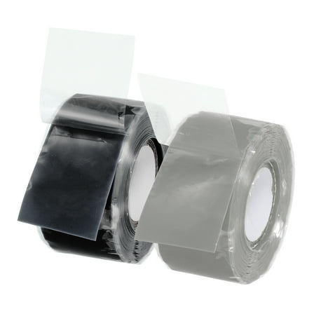 Uxcell Grip Tape, Self-Fusing Silicone Tape 10ft, Sealing Repair Wrap Tape, Multicolor 2 Pcs