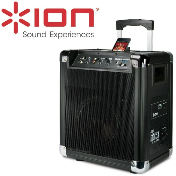 Ion Audio Block Rocker AM/FM Portable Speaker All-In-One Sound System Karaoke & Mobile w/ Mic iOS iPod - IPA16 (Certified Refurbished) - Walmart.com