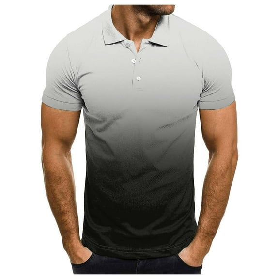 kamemir Men Polo Shirts Tall Silk Touch Polo(X-Grey,S)