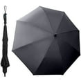 thumbnail image 1 of BetterBrella Innovative Wind Proof Reverse Open/Close 41.5" Wide Umbrella, Black, 1 of 4
