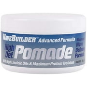 WaveBuilder Advanced Formula High Def Pomade | High Linoleic Oils and Maximum Protein Isolates, 3.5 Oz