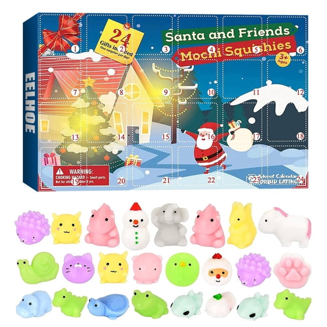 Calendario De Adviento De Navidad 2021, Calendario De Cuenta Regresiva De 24 Días, Caja Ciega, Juguete Para Aliviar El Estrés, Juguetes Educativos, Regalo Para Niños Y Adultos seitruly HA038182-00