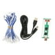 thumbnail image 2 of Arcade Controller Encoder Board No Latency Arcade Encoder PCB Board Wide Range Of Applicable Scene Easy Installation with USB Cable for Linux for PS3 for Win7 ANGGREK Otros, 2 of 8