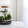 thumbnail image 4 of Miangastore Terrarium Décor Support d'Angle pour Aquarium Blanc Abs Lot de 1 7.8X7.8X0.6In, 4 of 8