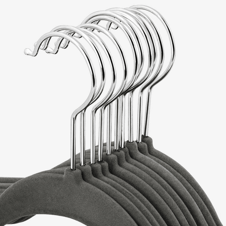 Utopia Home Premium Non-Slip Velvet Hangers - Heavy Duty - Coat Hangers -  Pant Hangers (Bulk Pack of 150, Black)