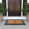 thumbnail image 3 of A1HC Natural Rubber & Coir 24x36 Monogrammed Doormat For Front Door, Anti-Shed Treated Durable Doormat for Outdoor Entrance, Heavy Duty, Low Profile, Easy to Clean, Long Lasting Front Porch Entry Rug, 3 of 7