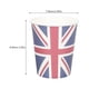 thumbnail image 2 of Copas de papel de fiesta de 16 piezas de fiesta Copas de papel de diseño de Union Jack copas decorativas de papel de agua suministros para el hogar, 2 of 3