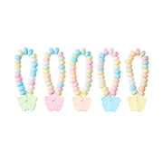 50 Butterfly Candy Bracelets, Novelty Pastel Candy Bracelets with Butterfly Charm, Cute Individually Wrapped Butterfly Party Favors, by 4YoreElves