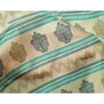 thumbnail image 4 of oneOone Silk Tabby Fabric Stripe|Chevron & Tree Block Printed Fabric 1 Yard 42 Inch Wide, 4 of 4
