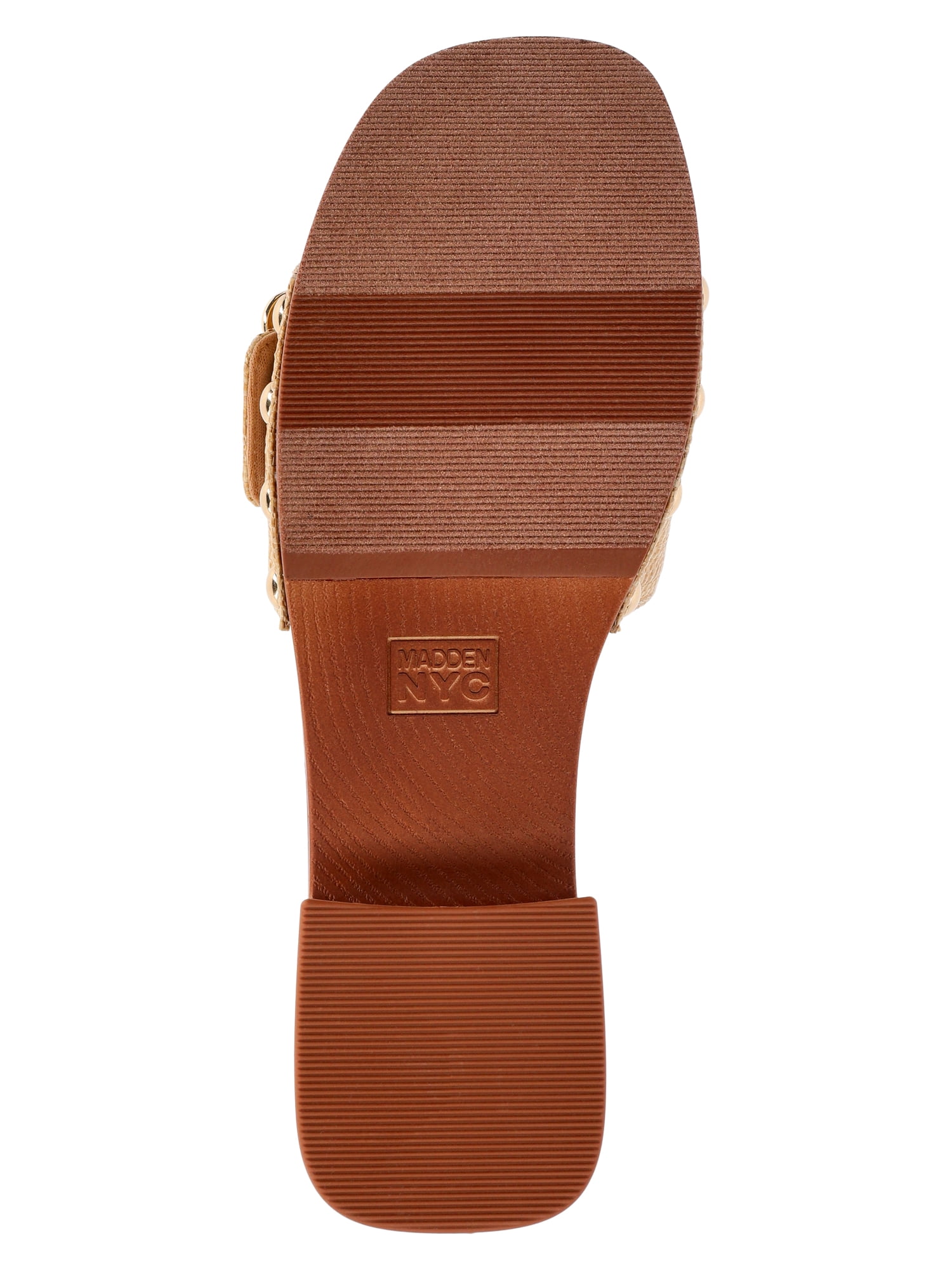 Madden NYC Women's Clog Heel Sandals, Raffia