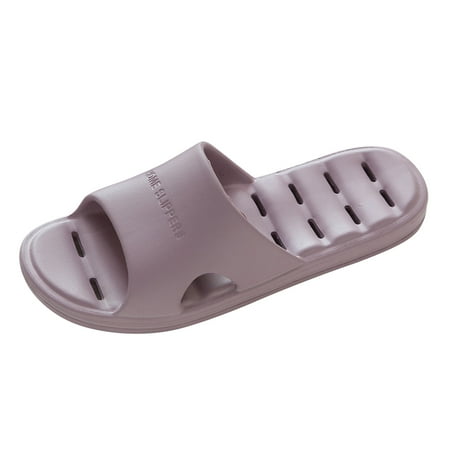 

Gvdentm Anti-Slip Shower Shoes Pillow Slippers Sandals for Men Comfy House Slides Purple 11.5