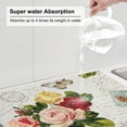 thumbnail image 6 of Kdxio Vintage Bike Flower Butterfly for Dish Drying Mat,24*18 inch Absorbent Dish Drainer Kitchen Counter,Large Size Dish Drying Pad for Countertops,Draining Racks, 6 of 9