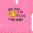 thumbnail image 3 of Inktastic Valentine's Day You Stole a Pizza of My Heart Girls Toddler Dress, 3 of 4