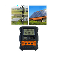 thumbnail image 3 of Controlador de carga solar de 20 A, 12 V, 24 V, regulador de batería de panel solar, descargador de carga con pantalla LCD y 2 puertos USB automáticos, 3 of 7