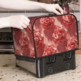 thumbnail image 2 of Toaster Cover For 2 Or 4 Slice, Two Or Four Slice Toaster Hood Dust-Proof Cover For Kitchen Washable Small Appliance Valentine Roses Bloom Pink, 2 of 5
