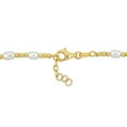 thumbnail image 2 of Everly Women's Cultured Pearl Yellow Gold Plated Bracelet, 2 of 7