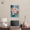 thumbnail image 3 of Pastel Bloom in Pink I Canvas Print Floral Wall Decor by Art Remedy, White Frame, 16 x 24, 3 of 7