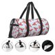 thumbnail image 3 of Fotbe Cartoon Lobsters 1 Bolsa Deportiva de Lona Plegable con Estampado, Bolsa de Gimnasio con Bolsillo Seco/Húmedo, Bolsa de Viaje Ultraligera de Gran Capacidad, 3 of 6