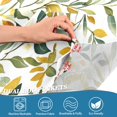 thumbnail image 3 of Yayeee Kitchen Curtains Tier Pair Light Filtering 27"x24" Rod Pocket Short Cafe Window Panel, Autumn Greenery, 3 of 7