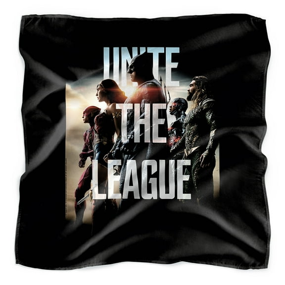 Justice League Movie Unite The League Bandana (21 in x 21 in)