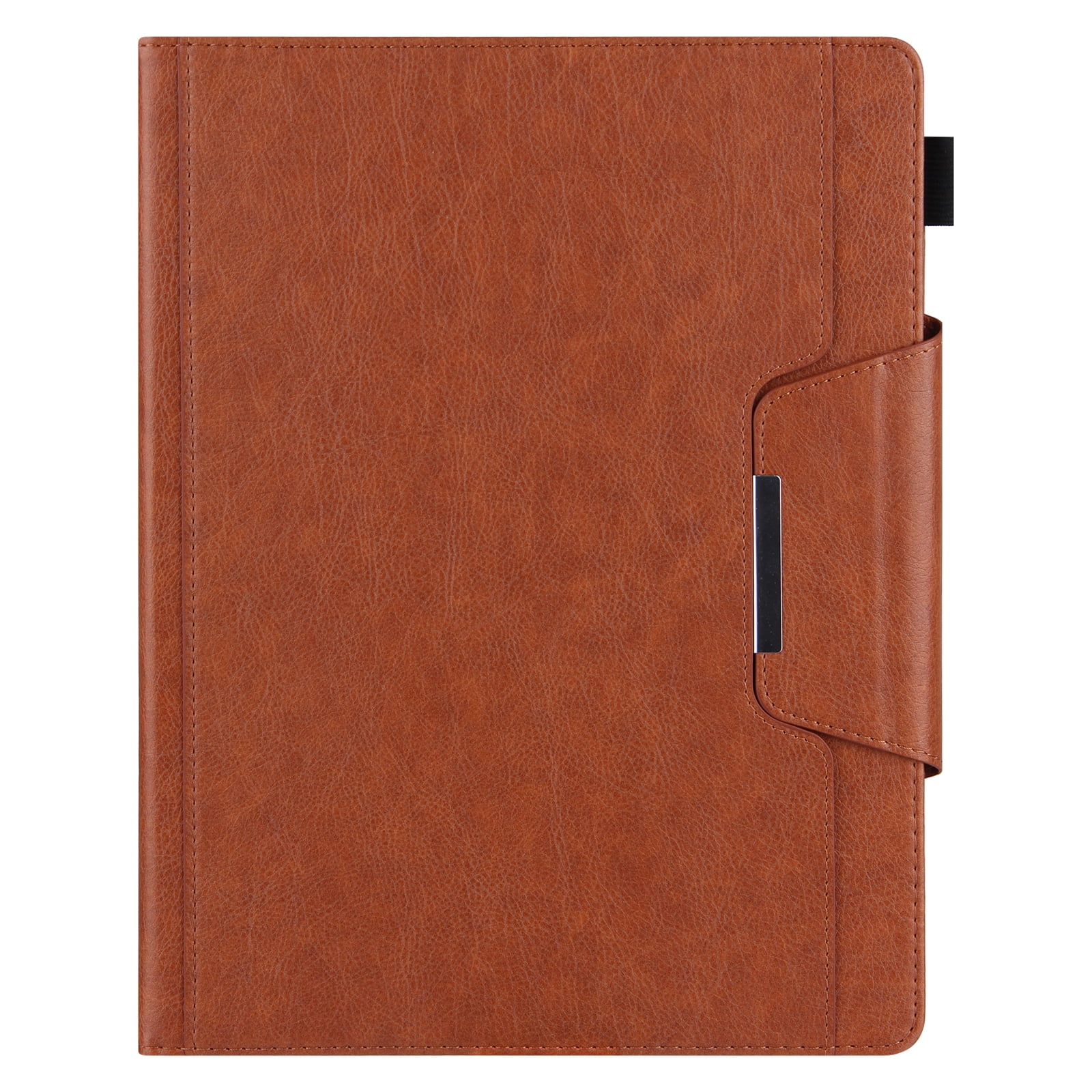 TECH CIRCLE for Apple iPad Pro 13-Inch M4 Case 2024, PU Leather Folio Case with Auto Sleep Wake & Stand Function, Built-in Pencil Loop & Card Slots & Pocket, Protective Durable Slim Cover, Blue
