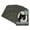 Earthen Gray, variant on Granite Gray Picture Frame Mat for 11x14 Frames - Oval Opening for 9x12 Photos - 1 Mat