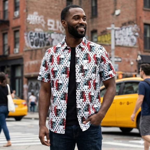Skull Print Shirt